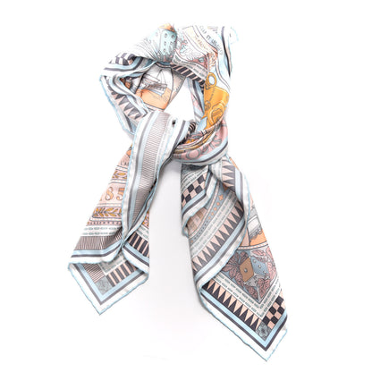 Louis Vuitton Silk Jeu De Louis Scarf Blush 2 of 9