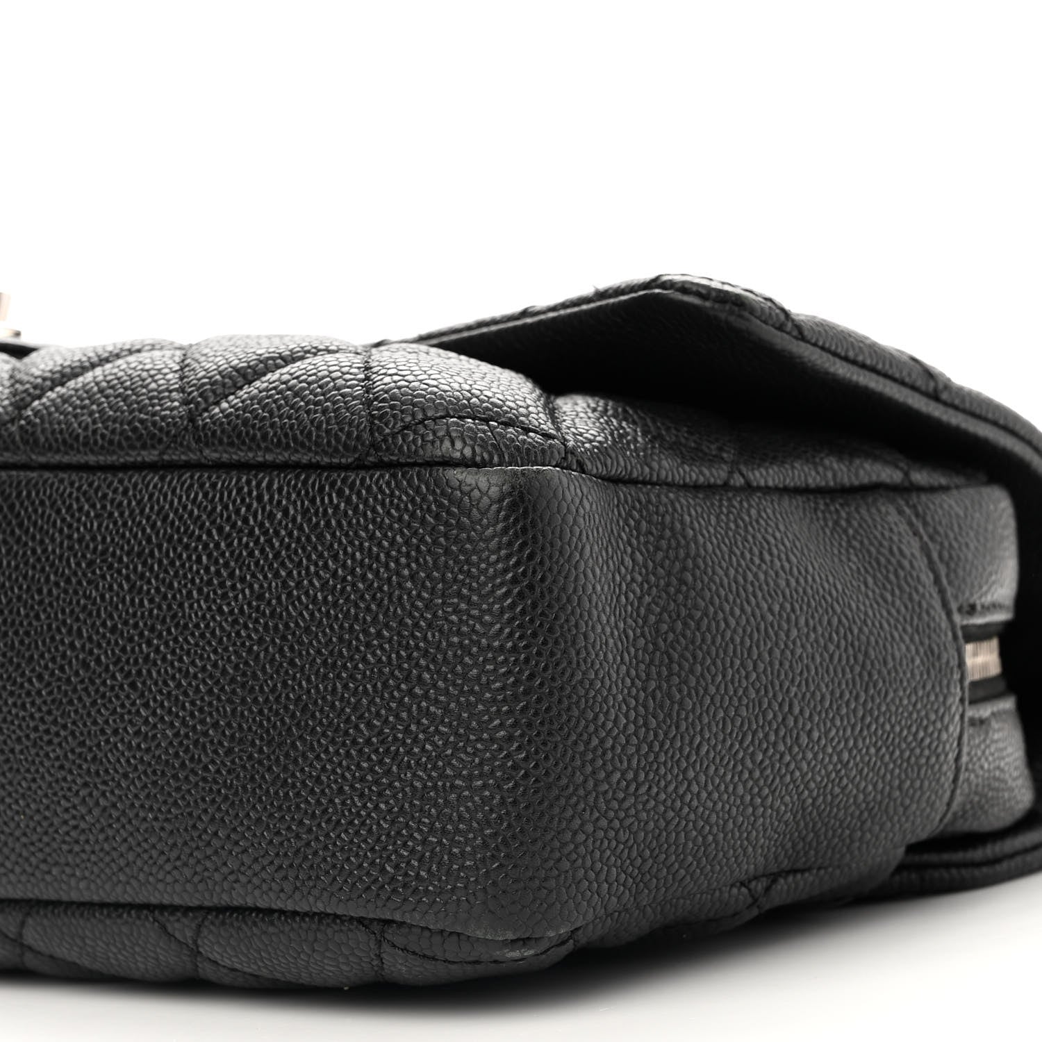 Chanel Caviar Quilted Jumbo Easy Flap Black 10 of 12