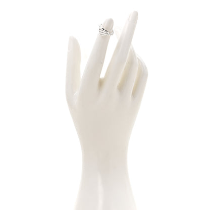 David Yurman Sterling Silver 9mm Sculpted Cable Heart Pinky Ring 44 3 2 of 4