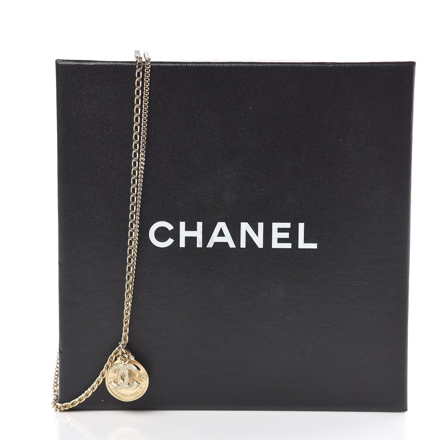 CC Coco Mademoiselle Coin Necklace Gold