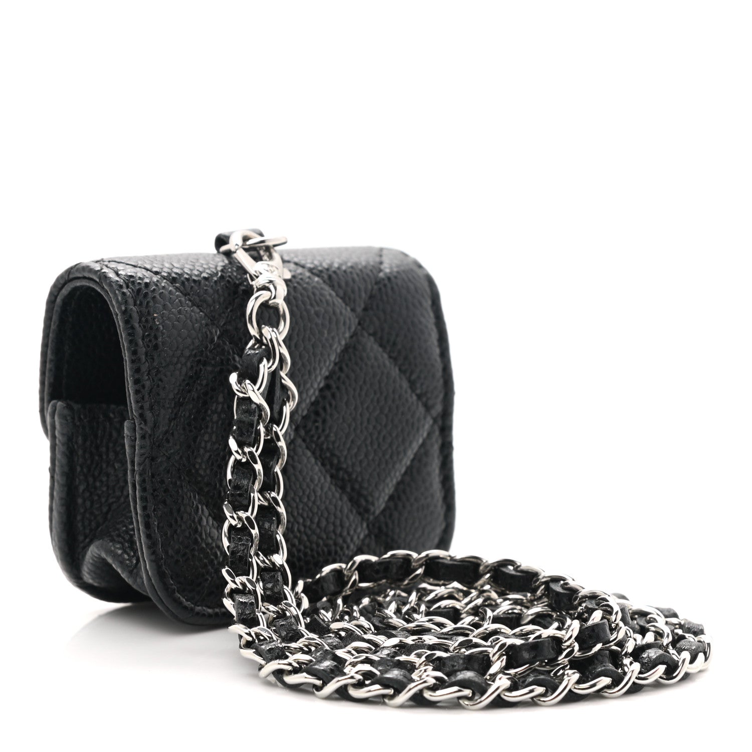 Chanel Caviar Quilted Airpods Pro Case Black 3 of 8
