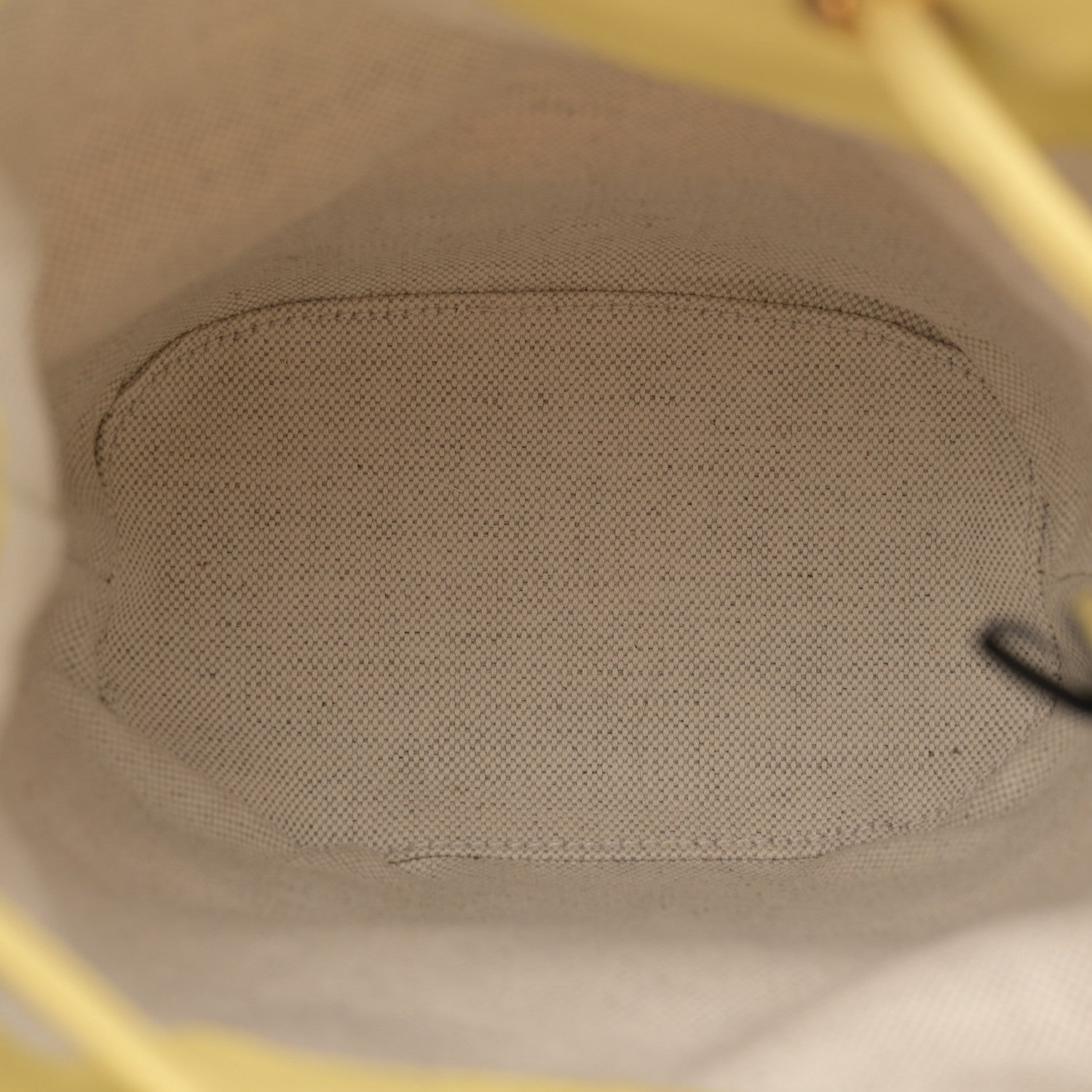 Gucci Monogram Jumbo GG Textured Dollar Calfskin Mini Ophidia Bucket Bag Beige Banana 5 of 10