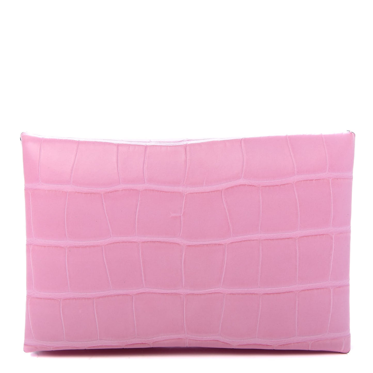 Matte Alligator Calvi Card Case 5P Pink