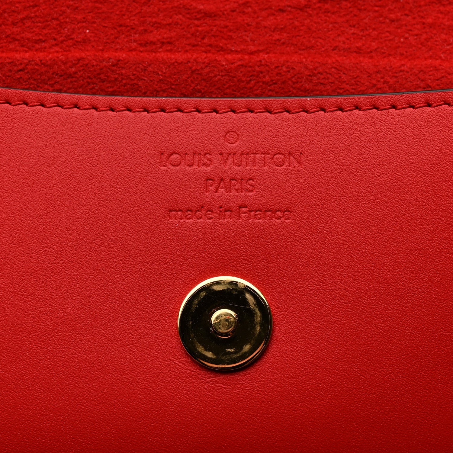 Louis Vuitton Monogram Woody Sunglass Case Rouge 5 of 8