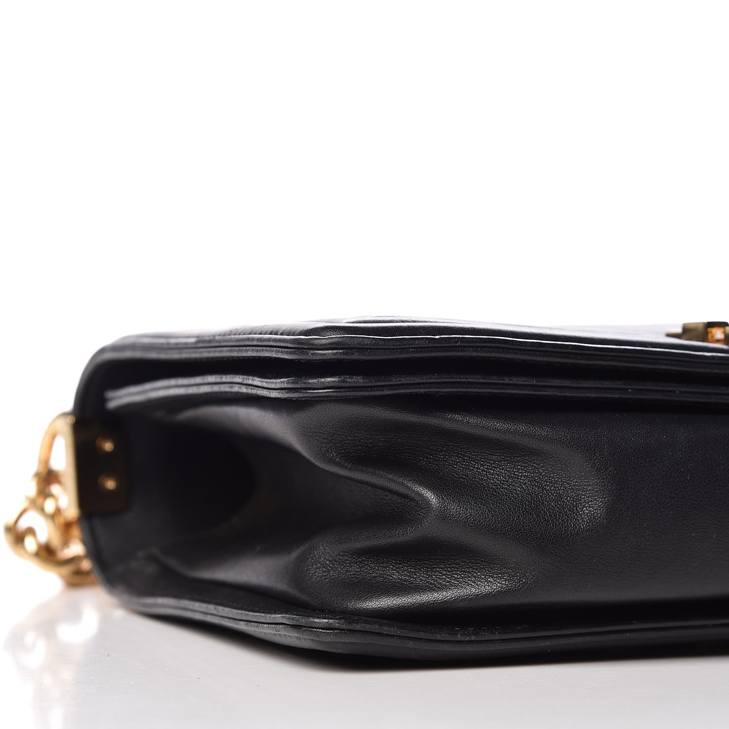 Chanel Lambskin Chevron Medium Boy Flap Black 11 of 12