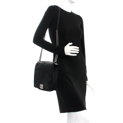 Chanel Iridescent Caviar Quilted Large Boy Flap Black 3 of 15