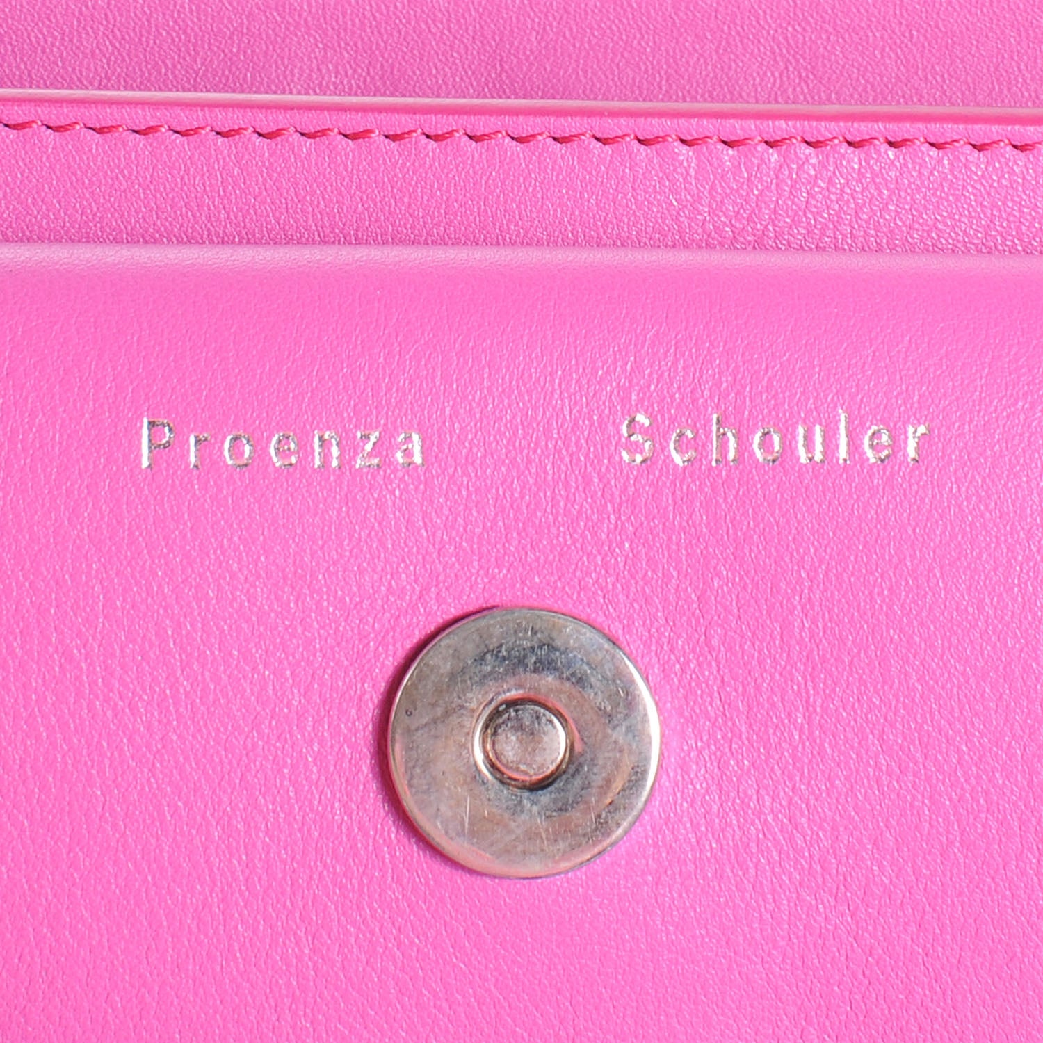 Proenza Schouler Leather Mini PS11 Classic Shoulder Bag Fuxia 6 of 8
