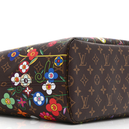 Louis Vuitton LV X TM Monogram Flowers Neverfull MM 9 of 10