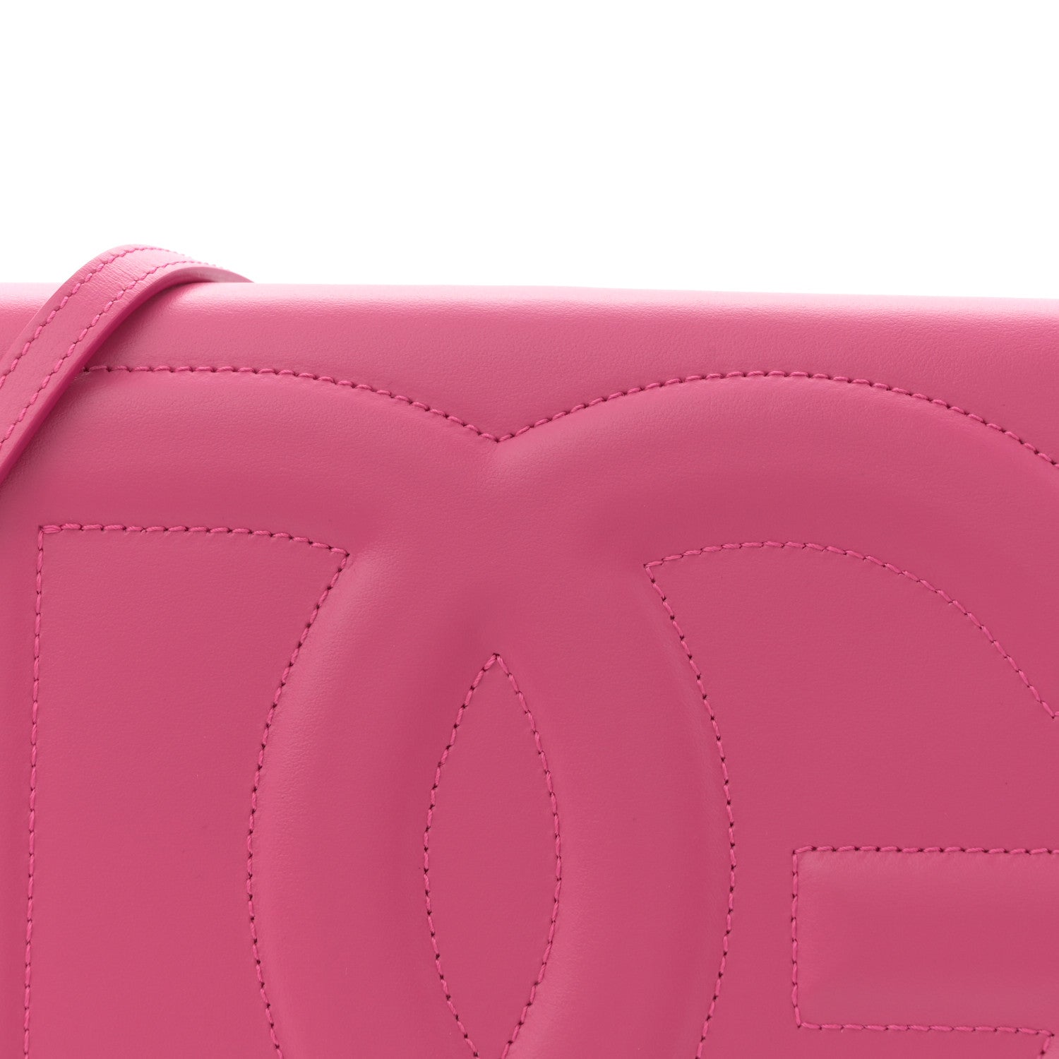 Dolce & Gabbana Calfskin DG Logo Flap Crossbody Bag Glicine