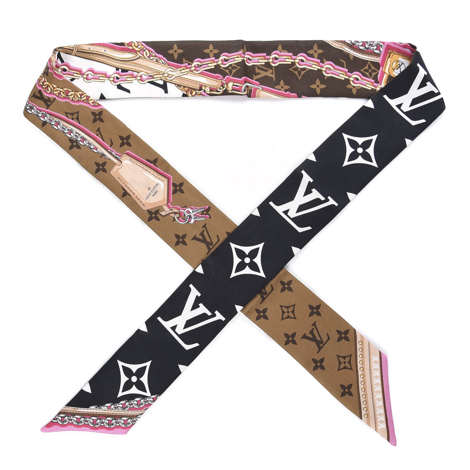 Louis Vuitton Silk Ultimate Monogram BB Bandeau Black 1 of 4