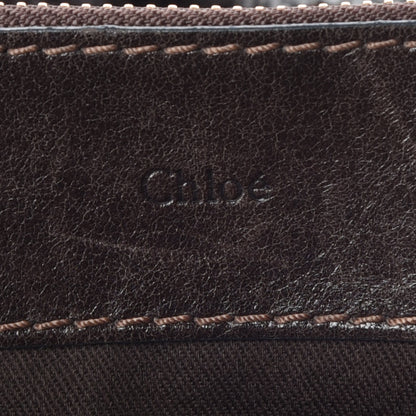Chloe Calfskin Large Bay Tote Brown 9 of 14