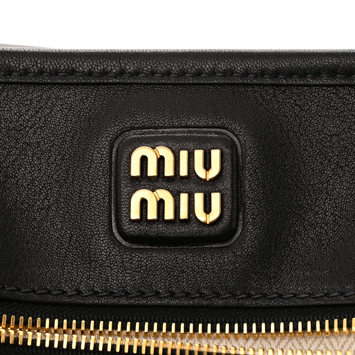 Miu Miu Nappa Medium Aventure Bag Black 6 of 10