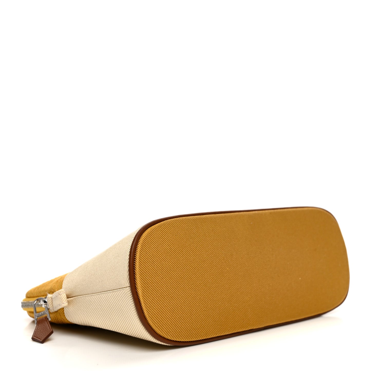 Silk Cotton Canvas Mini Bolide Hippique Case Ocre