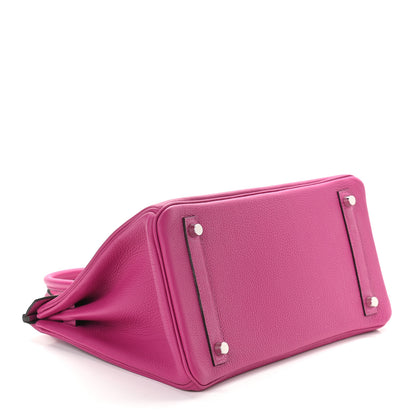 Hermes Togo Birkin 30 Rose Pourpre 4 of 11