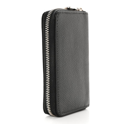 Louis Vuitton Taiga Zippy Coin Purse Vertical Black 3 of 7