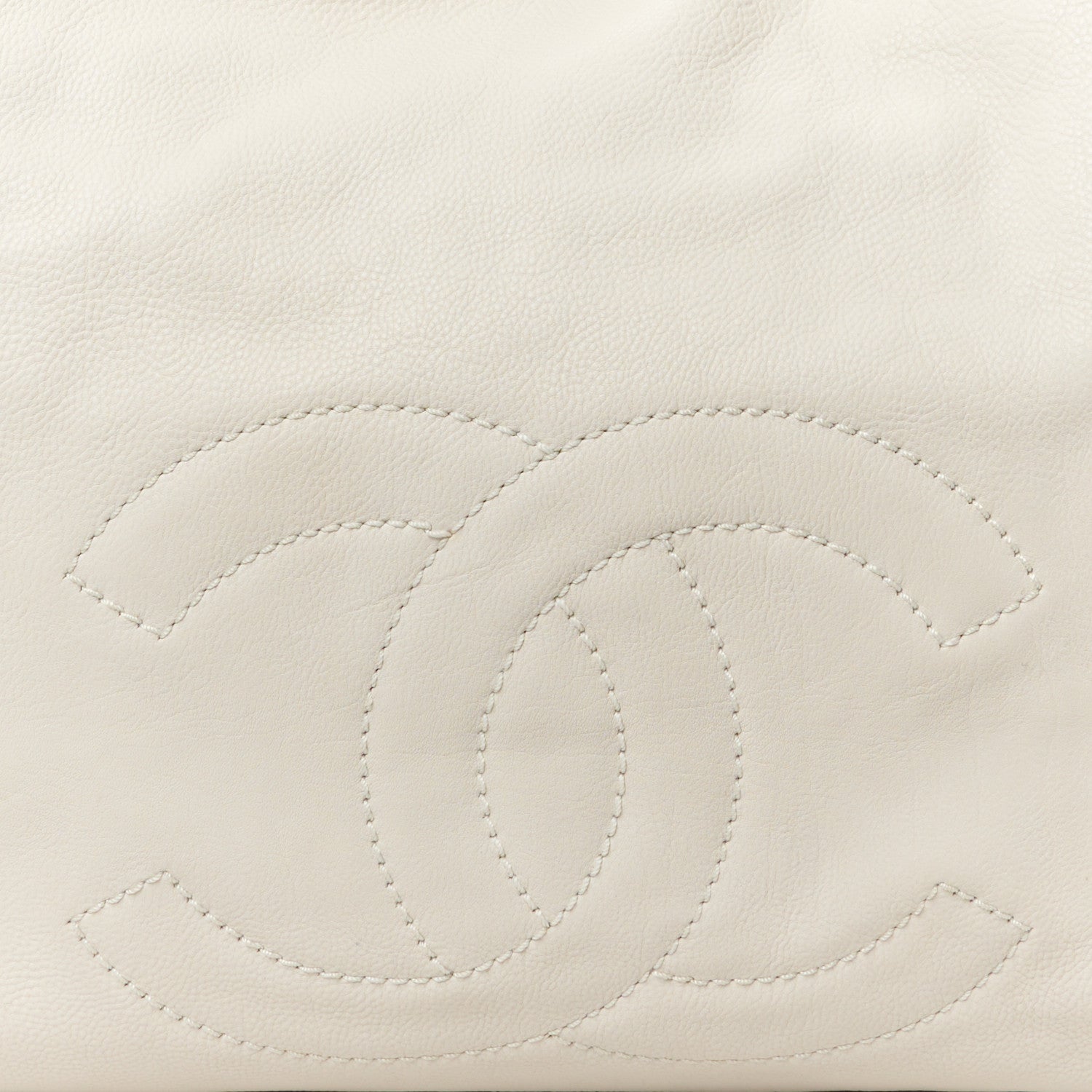 Chanel Calfskin East West Modern Chain Tote White 9 of 15