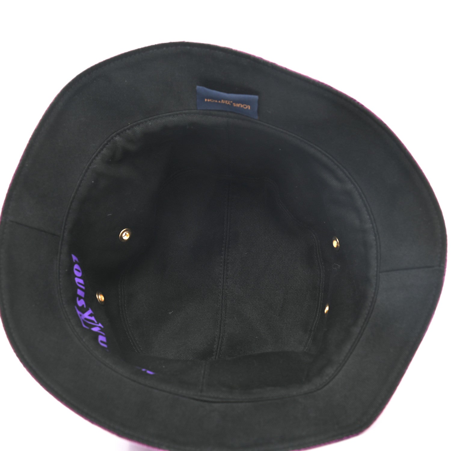 Louis Vuitton Monogram Denim Transformable Bob Bucket Hat Purple