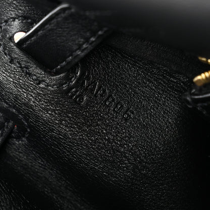 Hermes Cheri Calfskin Kelly Retourne 25 Black 7 of 12