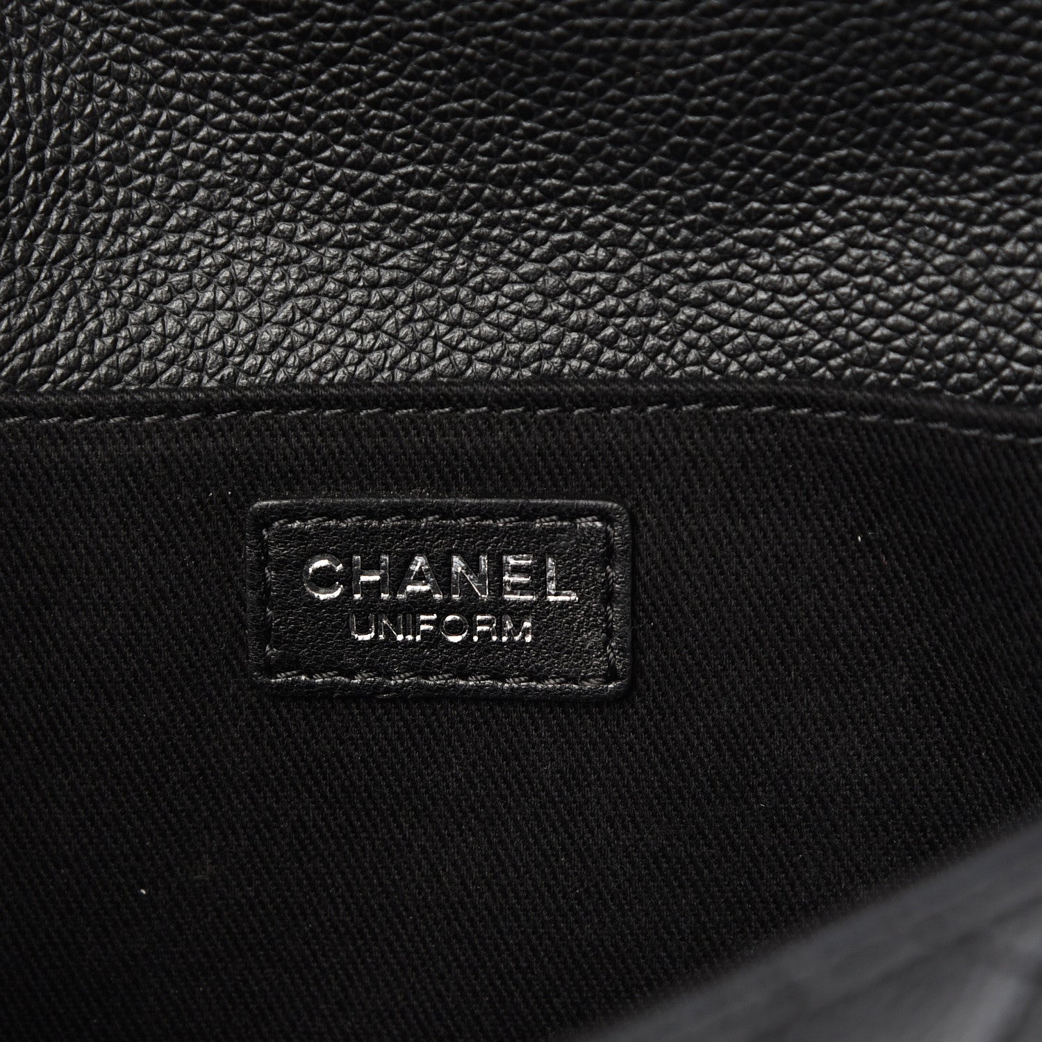 Chanel Grained Calfskin Quilted 2.55 Reissue Flap Belt Bag Clutch Black 5 of 10