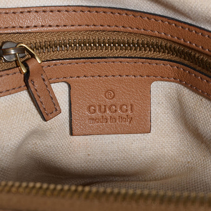 Gucci Monogram Web Medium Rania Top Handle Bag Khaki 6 of 8