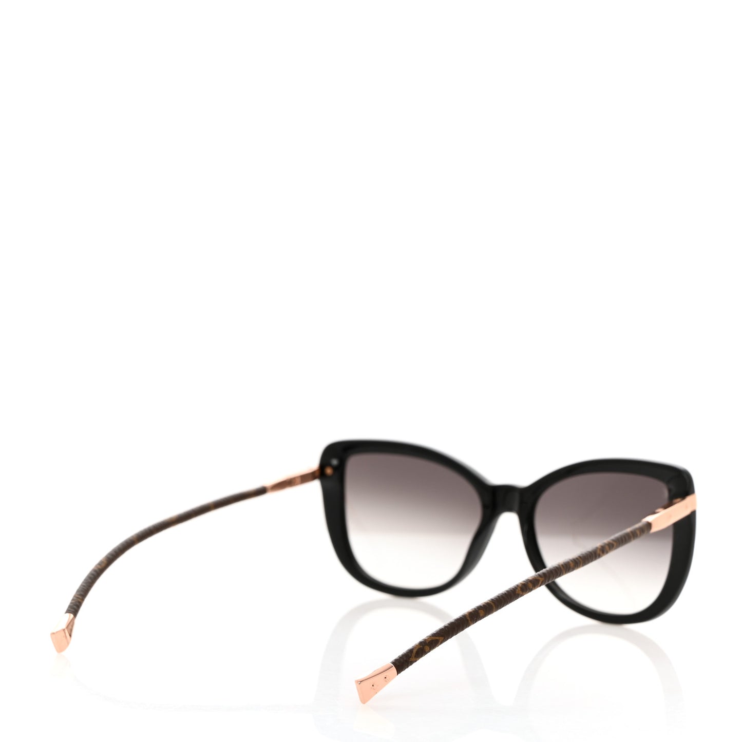 Monogram Acetate Charlotte Sunglasses Z0781W Black