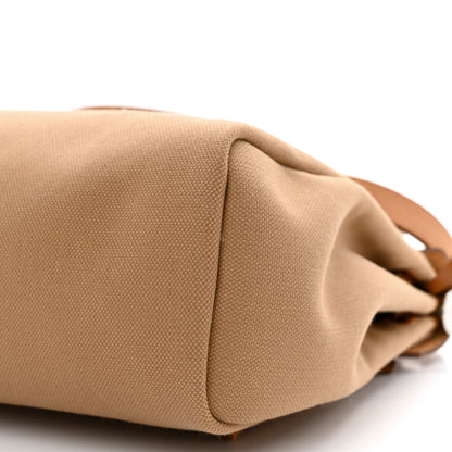 Hermes Military Toile Vache Hunter Herbag Zip Retourne 31 PM Chai Fauve 12 of 12