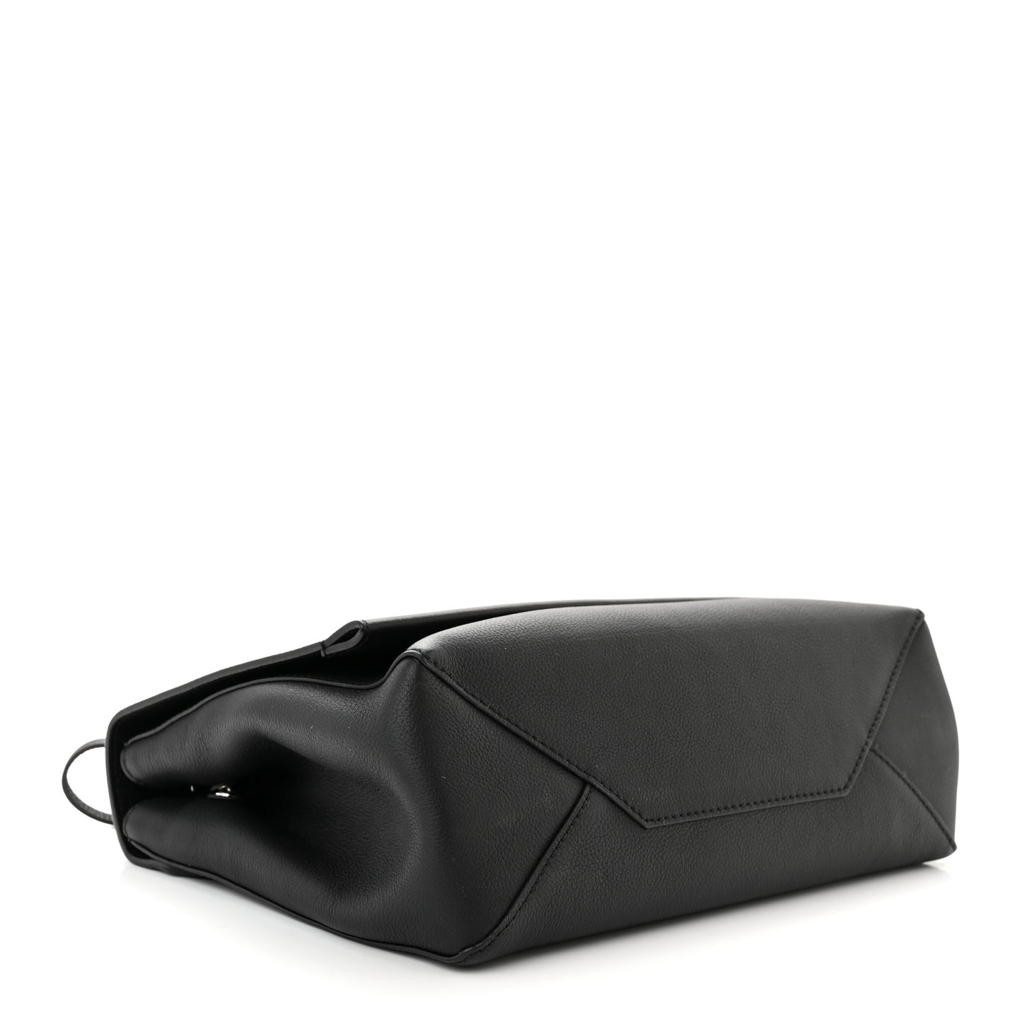 Soft Calfskin Lockme II Top Handle Black