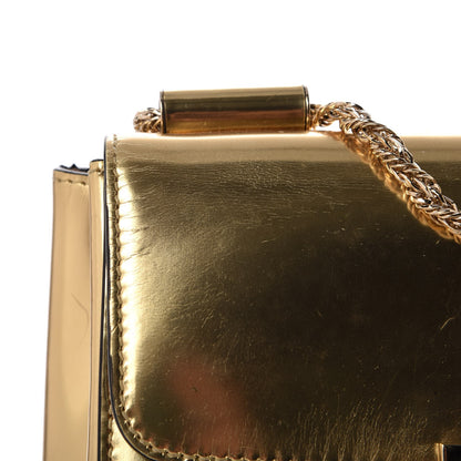 Chloe Metallic Calfskin Small Elsie Shoulder Bag Gold 13 of 16