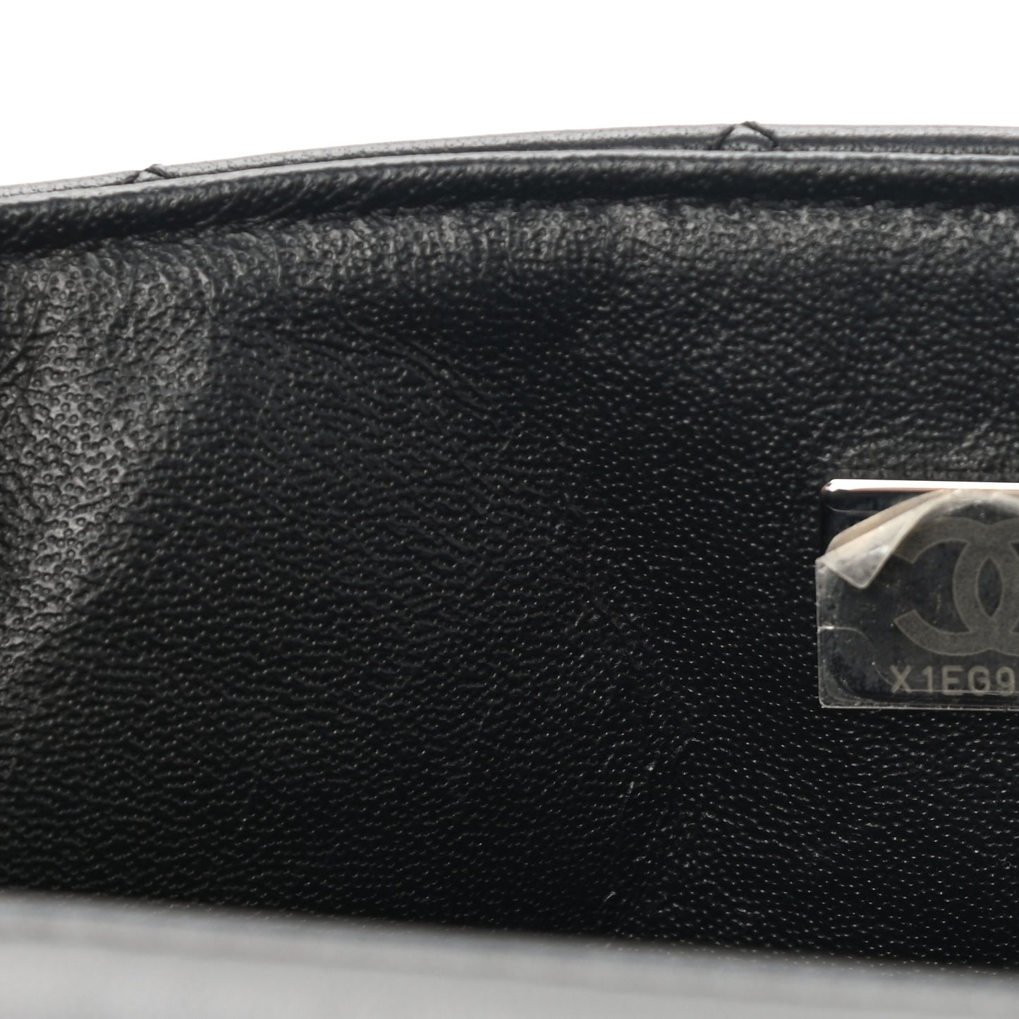 Lambskin Quilted Mini Rectangular Flap So Black