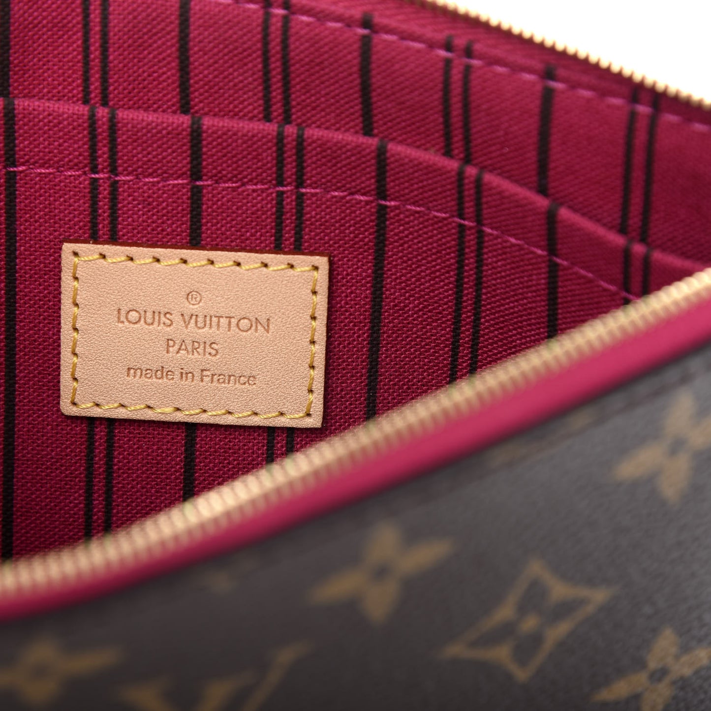 Monogram Neverfull MM GM Pochette Pivoine
