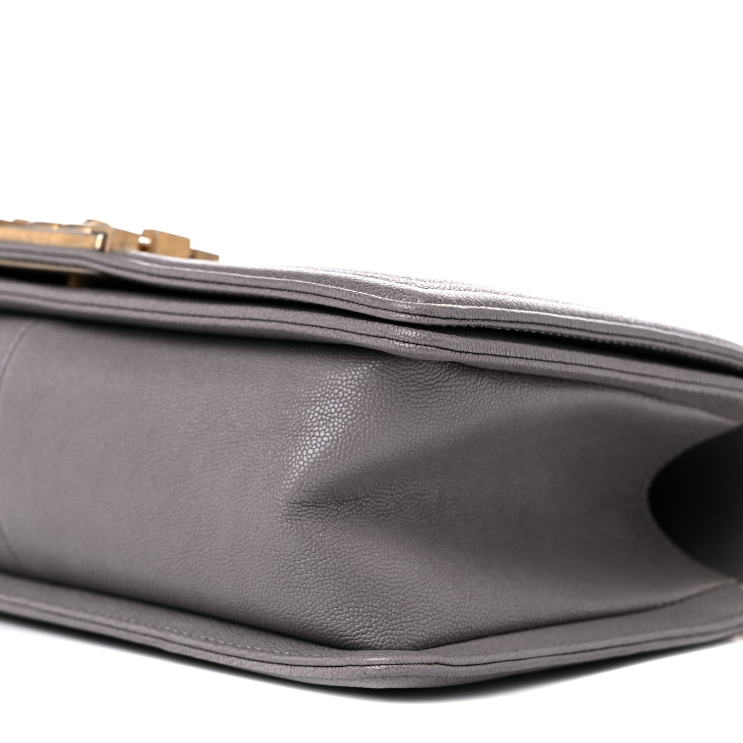 Chanel Caviar Quilted Medium Boy Flap Grey 9 of 9