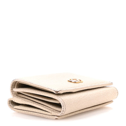 Gucci Dollar Calfskin GG Marmont Wallet Mystic White 4 of 9