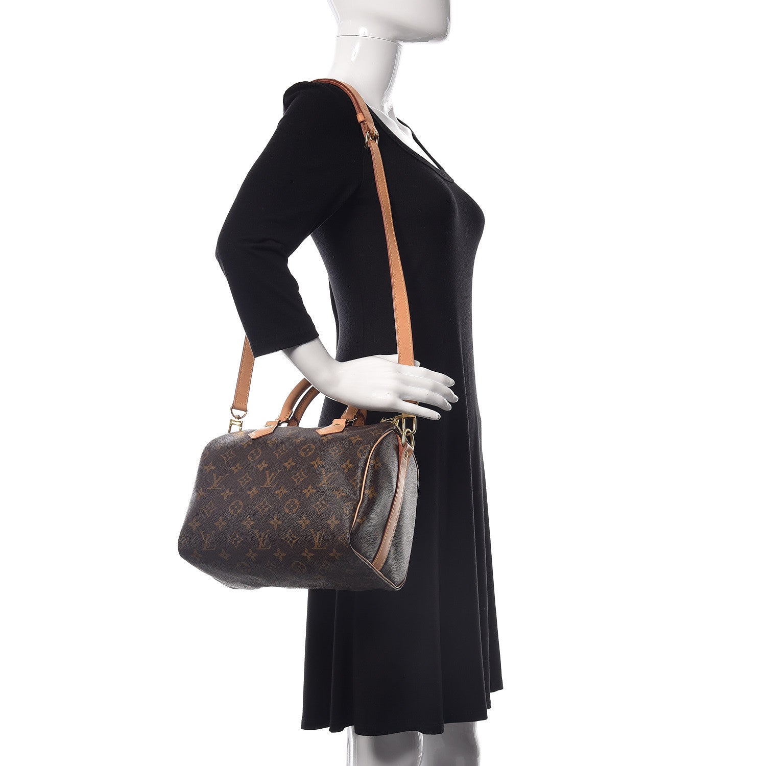 Louis Vuitton Monogram Speedy Bandouliere 25 2 of 11