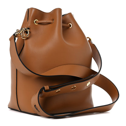 Fendi Vitello Grace Matte F is Fendi Grande Mon Tresor Bucket Bag Nocciola 3 of 10