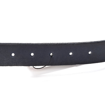 Gucci Cuoio Toscano Nickel Double G 30mm Belt 95 38 Blue 4 of 6
