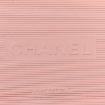Chanel Calfskin Hair Suede Shearling Dad Sandals 38 Light Pink 8 of 10