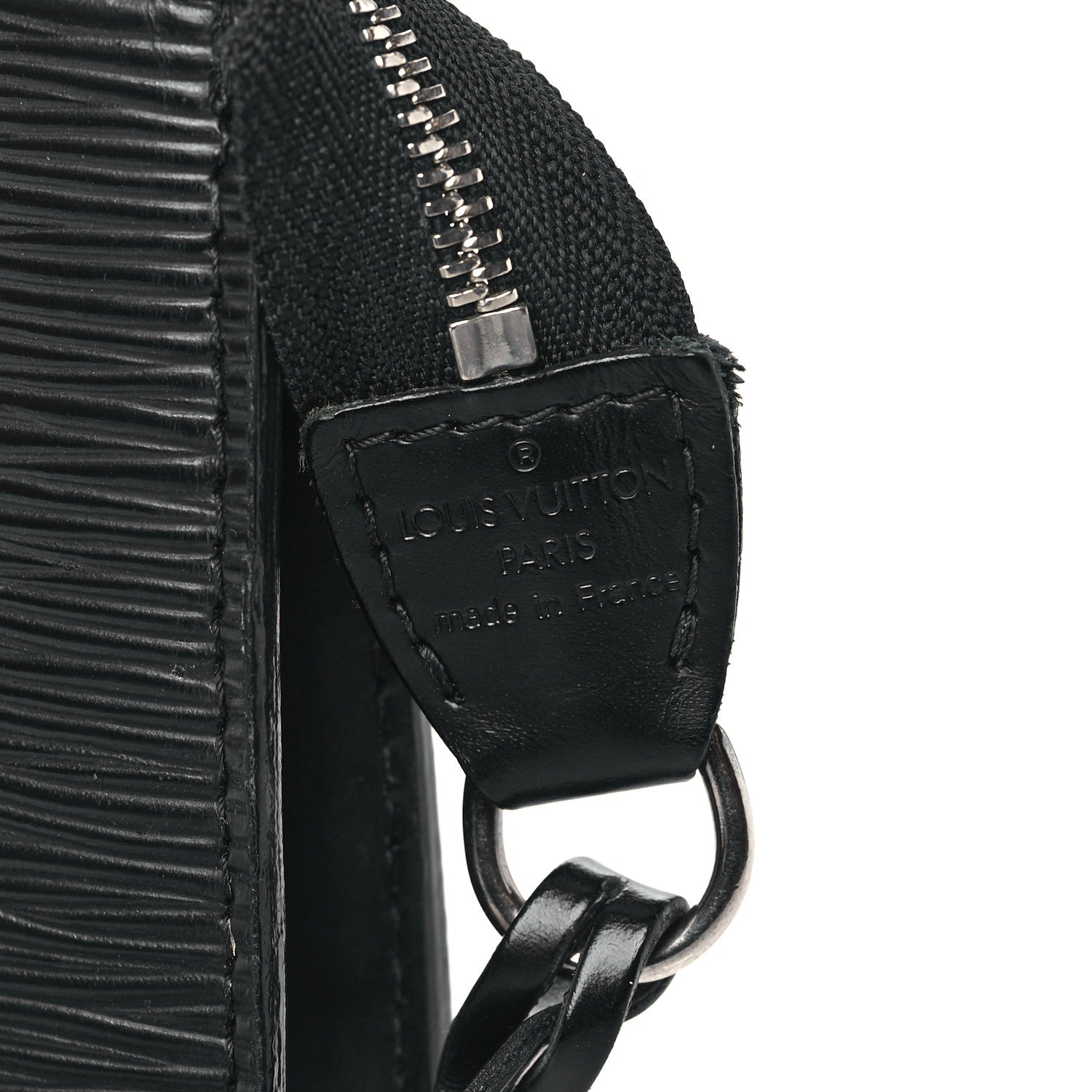 Louis Vuitton Epi Pochette Accessories 24 Black 5 of 10