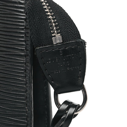 Louis Vuitton Epi Pochette Accessories 24 Black 5 of 10