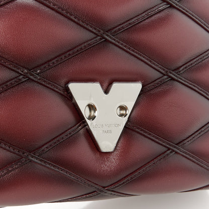 Louis Vuitton Lambskin Malletage GO-14 PM NM Bordeaux 8 of 12