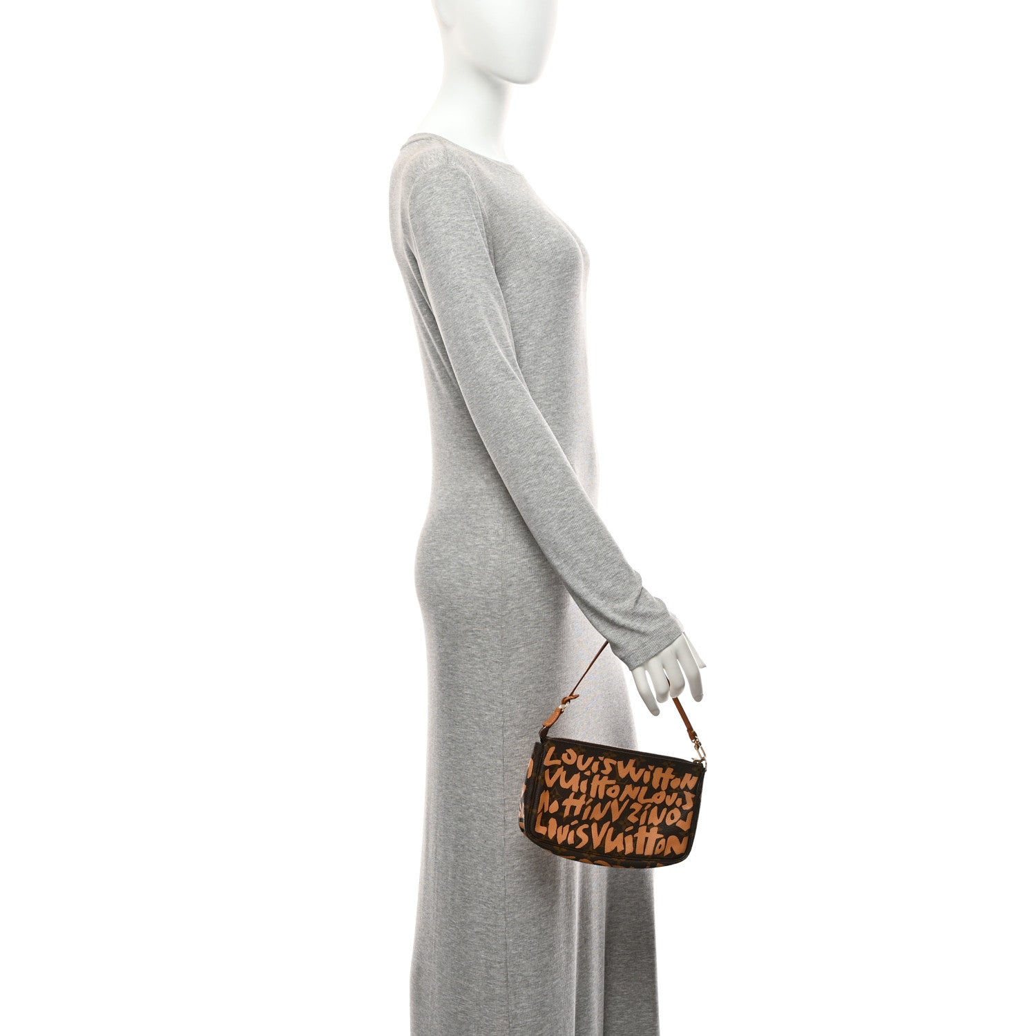Louis Vuitton Monogram Graffiti Pochette Accessories Peach 2 of 10