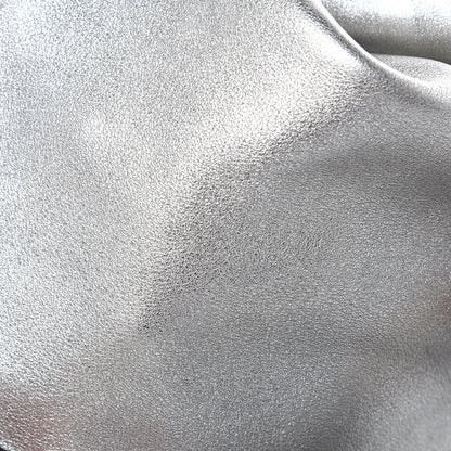 Gucci Metallic Calfskin Medium Indy Top Handle Hobo Silver 16 of 17