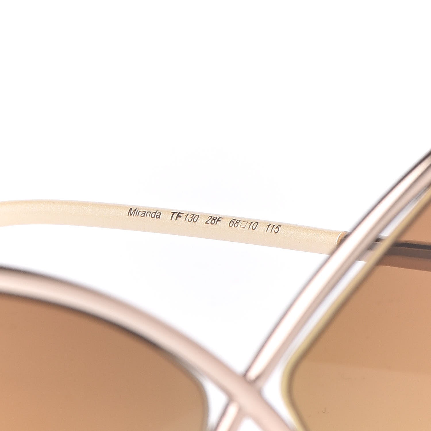 Tom Ford Miranda Crossover Sunglasses TF130 Gold 6 of 8