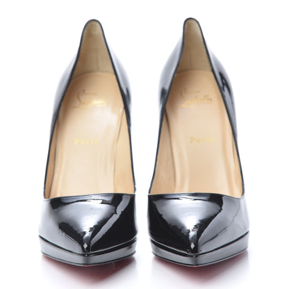 Christian Louboutin Patent Pigalle Plato 120 Pumps 40.5 Black 2 of 8
