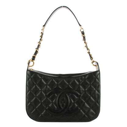 Chanel Caviar Quilted Hobo Black 1 of 7