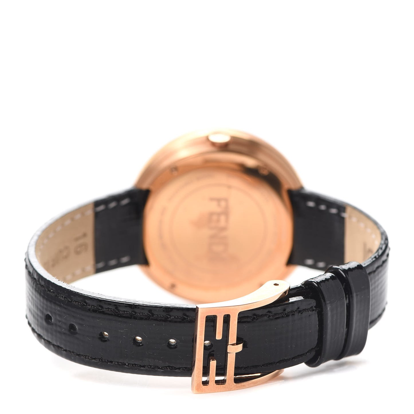 Stainless Steel Calfskin Diamond Bezel 36mm My Way Quartz Watch