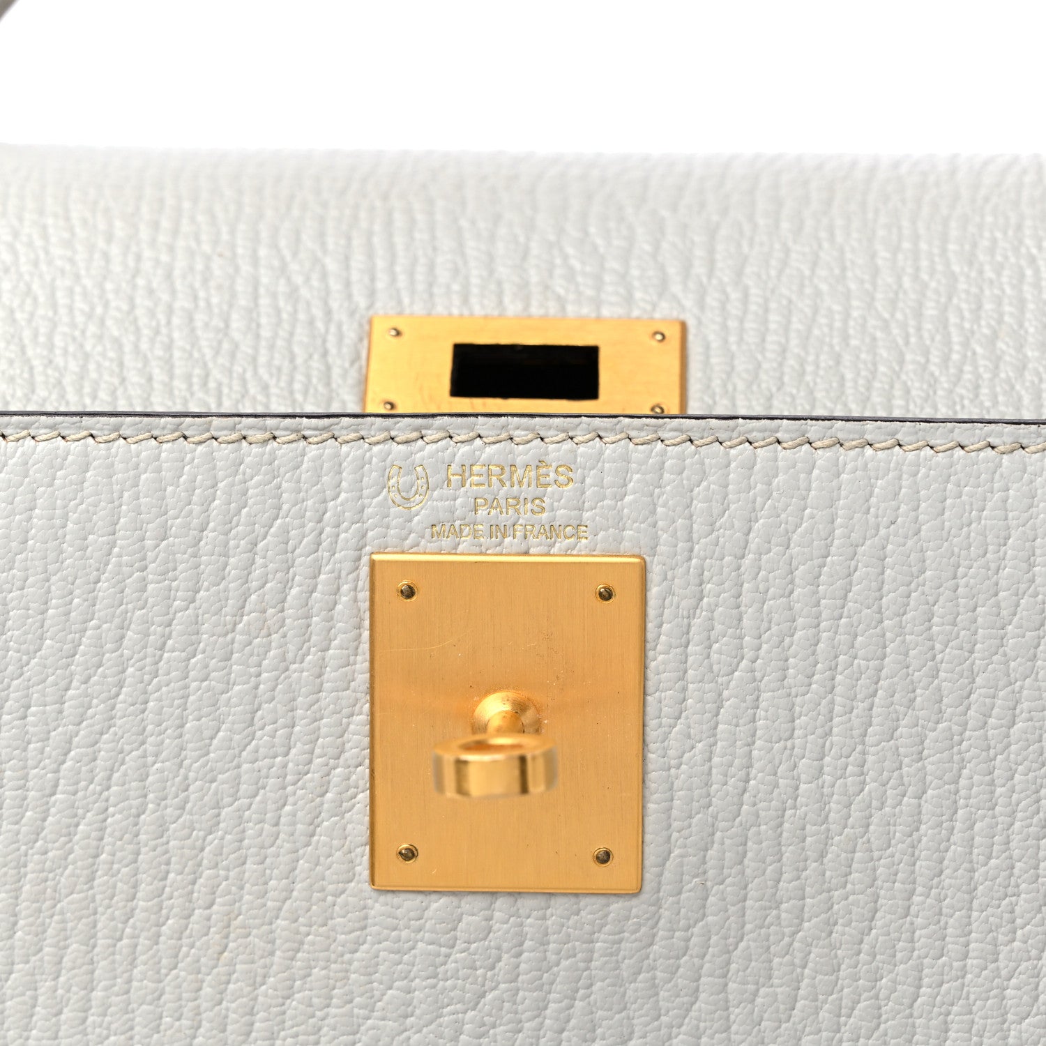 Hermes Chevre Mysore Kelly Sellier 28 Gris Tourterelle Beton 6 of 18