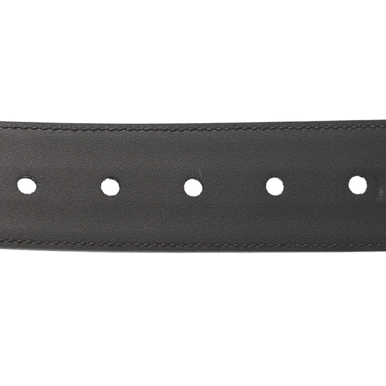 Gucci Monogram Dollar Calfskin 40mm Belt 105 42 Beige Ebony Testa di Moro 4 of 6
