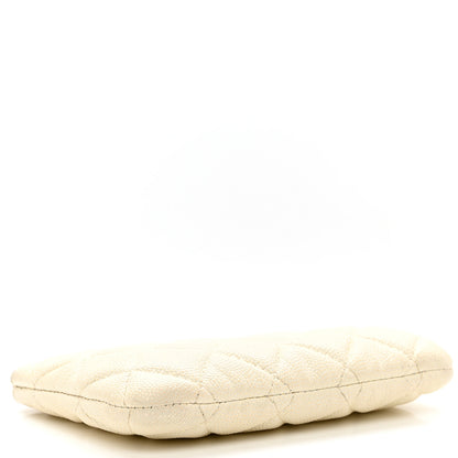 Chanel Caviar Quilted Small Cosmetic Case Light Beige 4 of 8