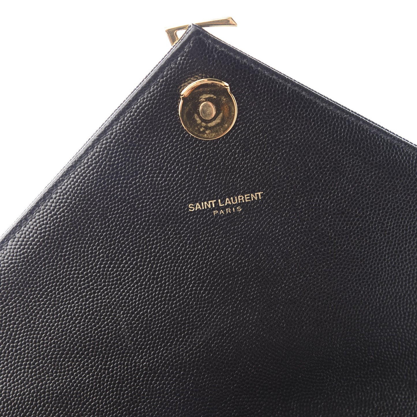 Grain De Poudre Matelasse Chevron Large Monogram Satchel Black