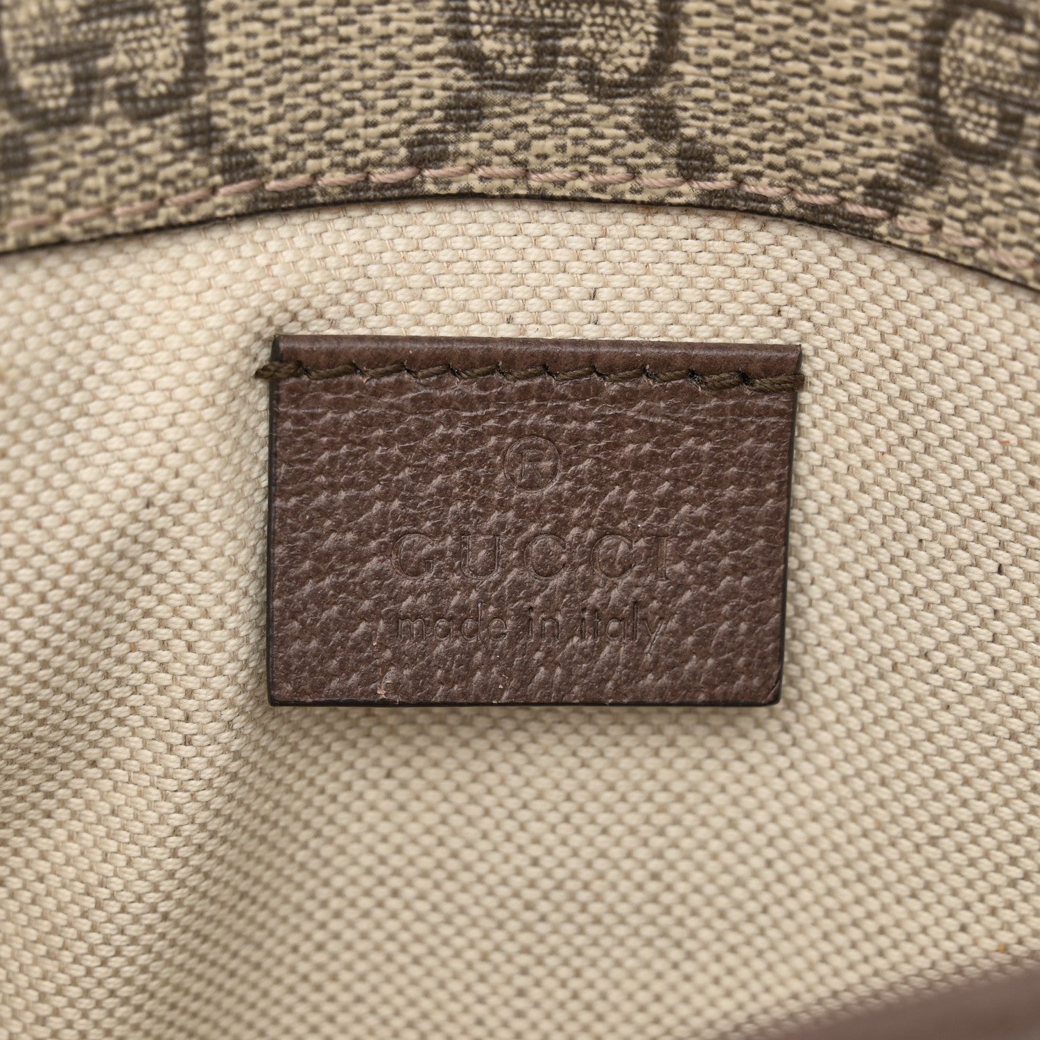 Gucci GG Supreme Monogram Neo Vintage Web Belt Bag Brown 6 of 11